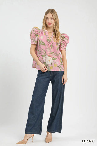 Pretty In Petals Top - Pink