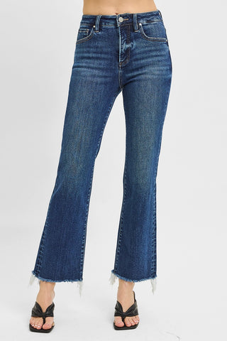 The Raw Hem Jean - Medium wash