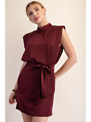 The Promise Dress - Burgundy