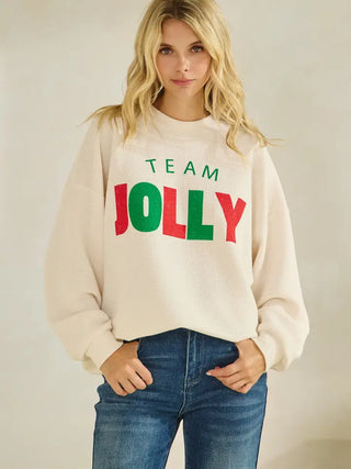 Team Jolly Sweatshirt - Cream