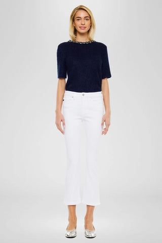 White Kick Flare Jeans