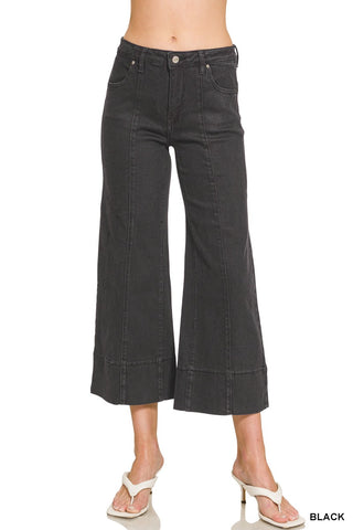 Good Day Cropped Pant-Black